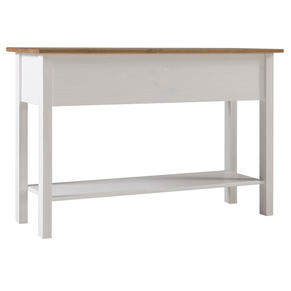 Wood Hall Table Console 3 Drawers Corona | Furniture Dash - N/A