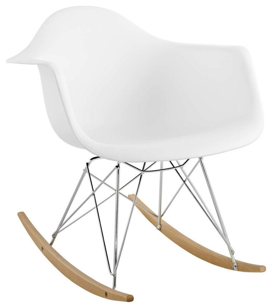 Trasna Pp Plastic Lounge Chair   Midcentury   Rocking Chairs   by HedgeApple  Houzz