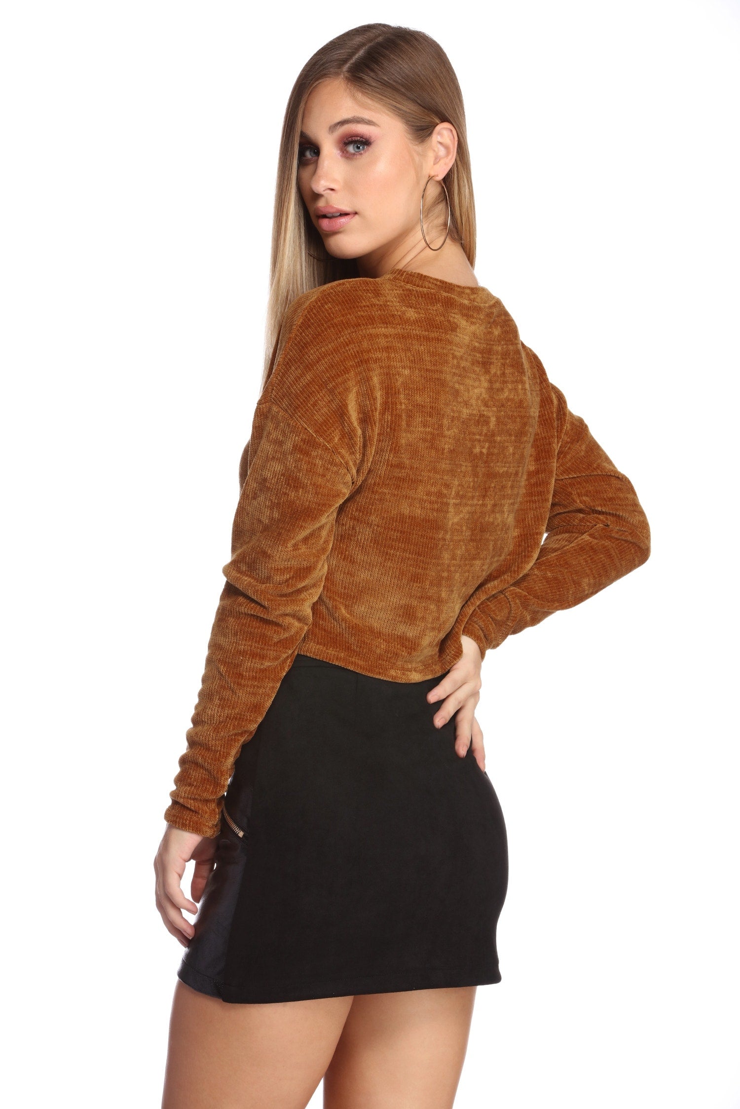 Chenille With You Pullover Top