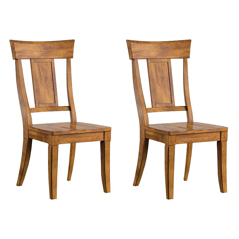 HomeVance Acorn Creek Wood Dining Chair 2-piece Set