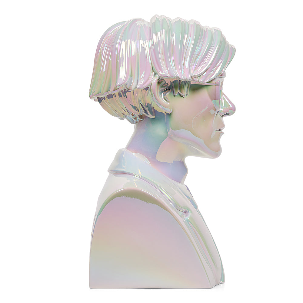 Andy Warhol 12” Bust Vinyl Art Sculpture – Iridescent Edition (Limited Edition of 300)