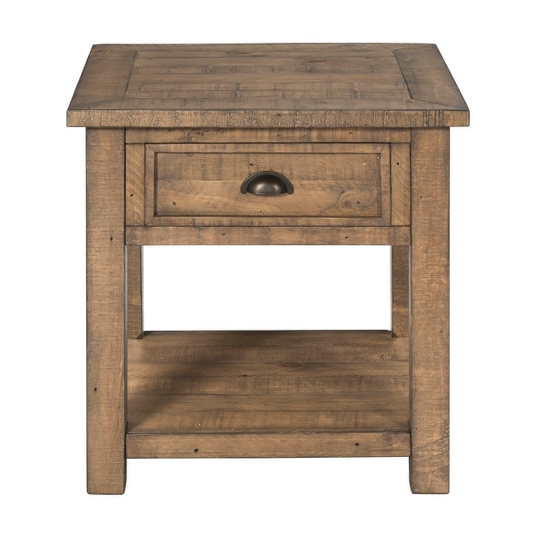 The Gray Barn Downington Solid Wood End Table