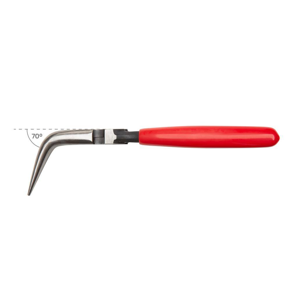 TEKTON 6 in. 70-Degree Bent Long Nose Pliers PGF10406