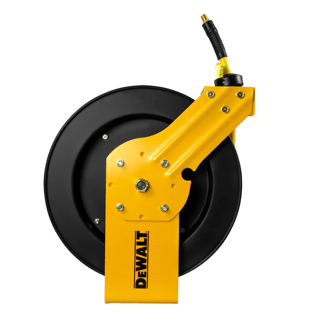 DEWALT DXCM024-0374 3/8 in. x 50 ft. Single Arm Auto Retracting Air Hose Reel