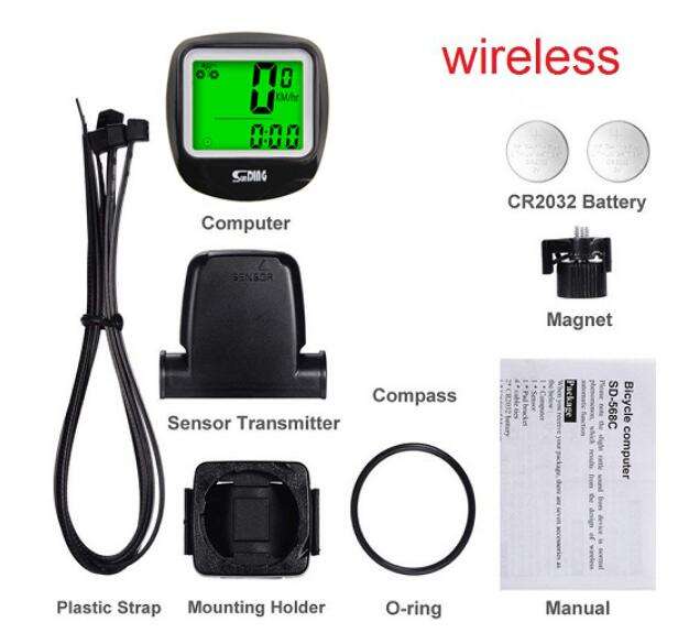 Bicycle Speedometer Bike Cycle Computer Wireless Cycling Computer Bicycle Speed Bike Power Meter Cyclocomputer