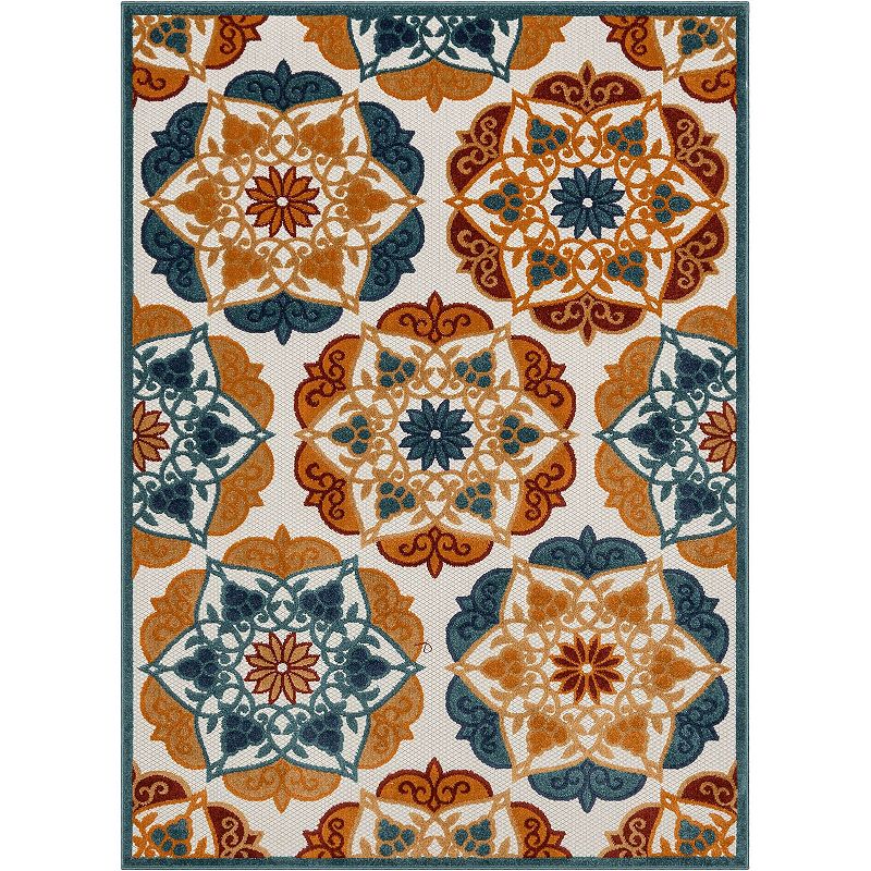 Well Woven Dorado Cabo Modern Indoor Outdoor Geometric Area Rug