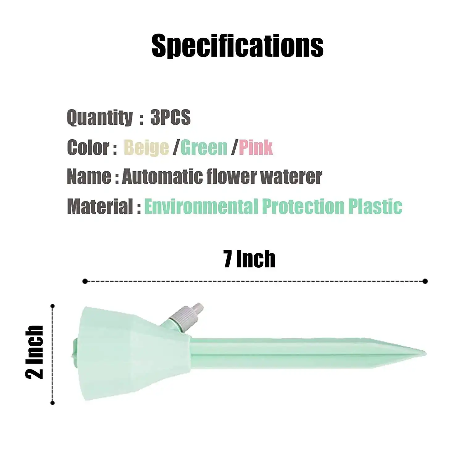 Factory Wholesale Garden Supplies automatic self watering spikes irrigation gardening set garden tool