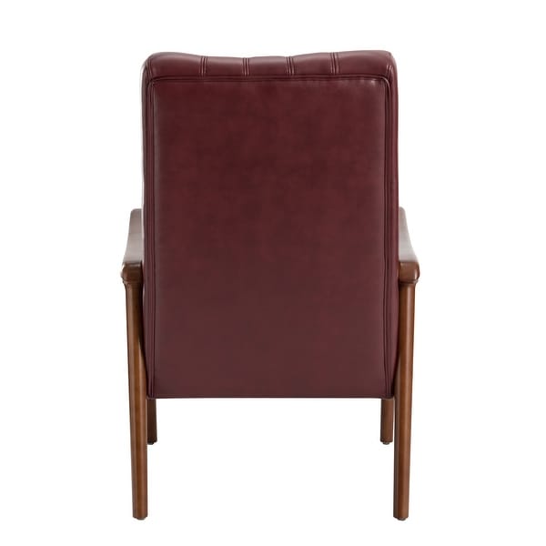 Olinto Wood Upholstery Armchair with Solid Wood Legs by HULALA HOME