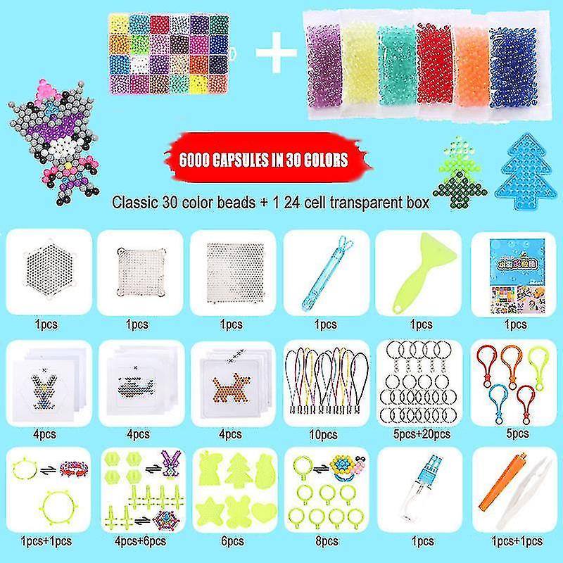 Colors Creatives Waterbeads Educational Water Spray  Sticky Fuse Beads Diy Art Crafts For Kids Children New