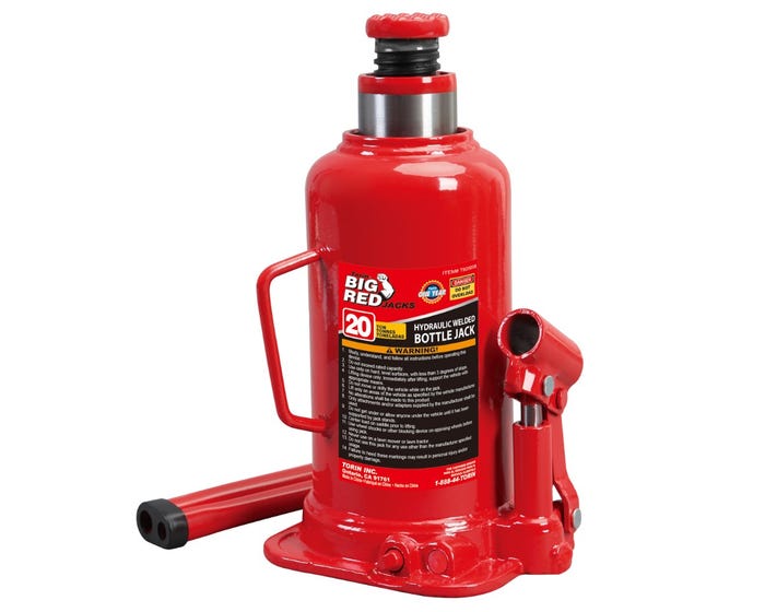 Big Red 20-Ton Welded Bottle Jack - T92003B