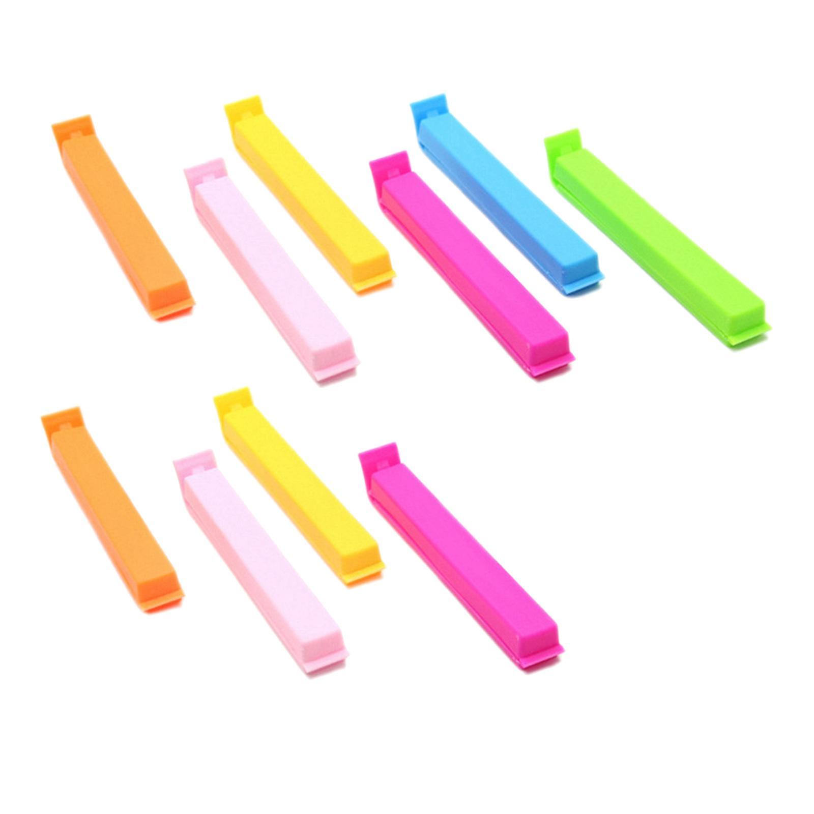 10pcs Food Bags Sealing Clips Portable Chip Clips For Kitchen Home Groceries