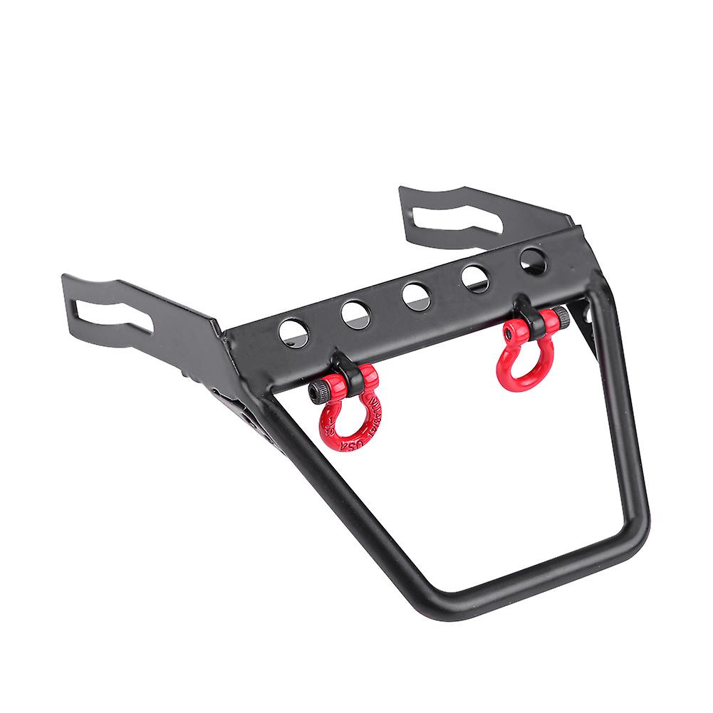 Rc Crawler Steel Front Bumper Winch Mount For Axial Scx10 1/10 Remote Control Car (flat)