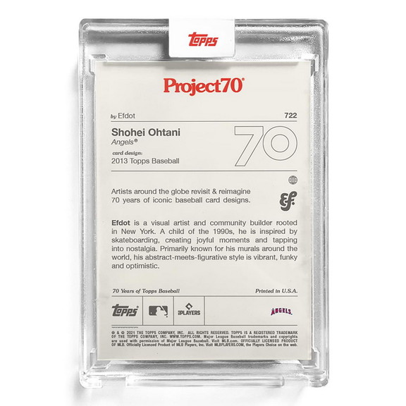 Topps TPS 21TP70 0722 C Topps Project70 Card 722  ...