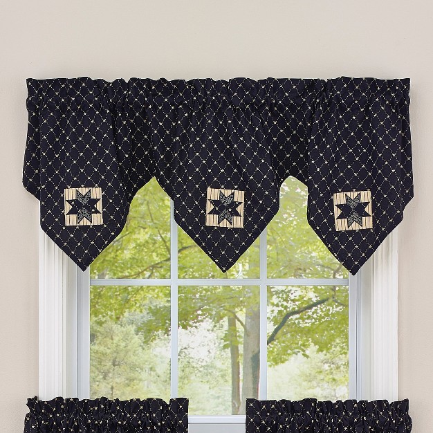 Carrington Lined Triple Point Valance