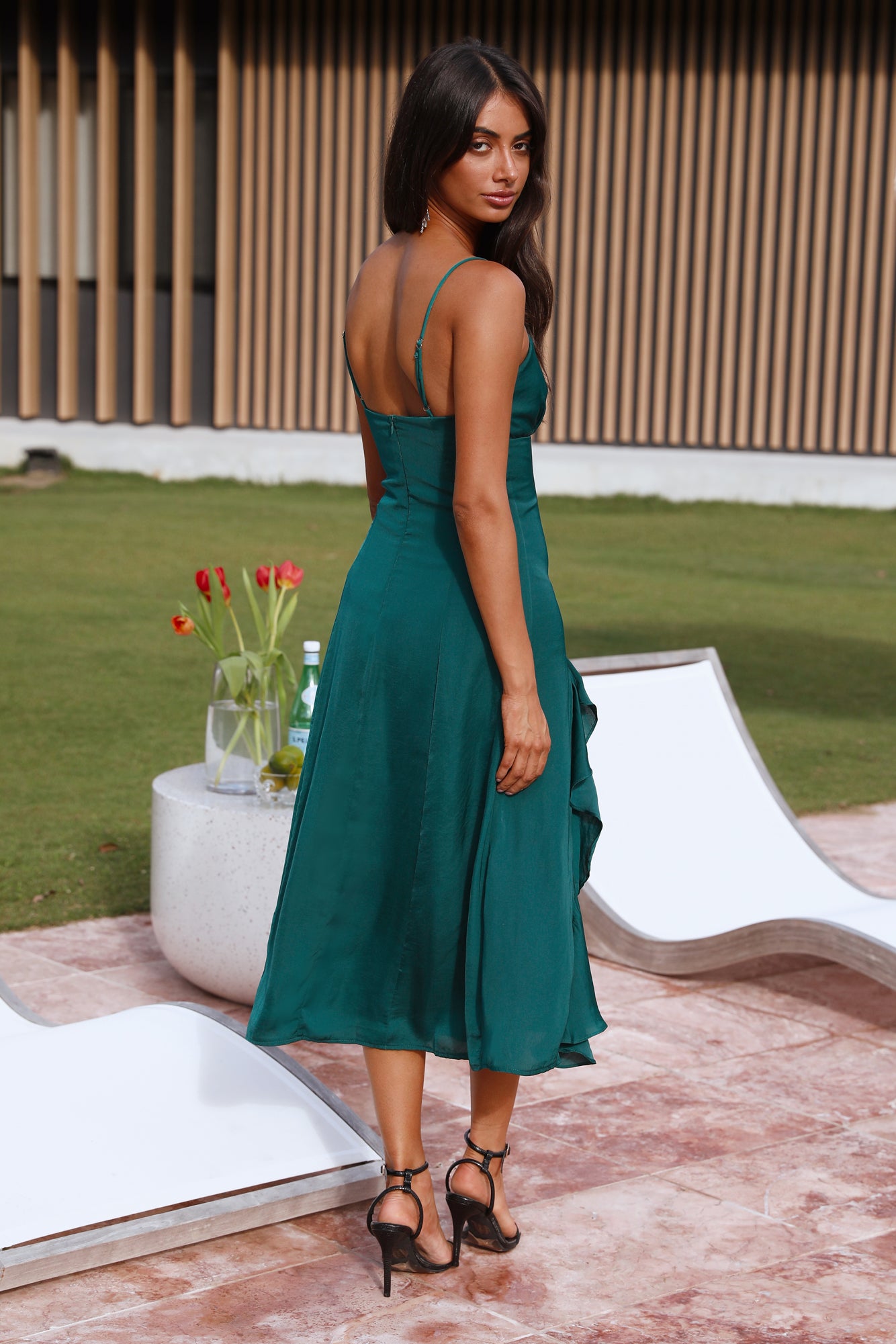 Ideal Retreat Maxi Dress Green