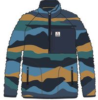 Offroad Recycled Sherpa 1/2 Zip Fleece - Scenic Navy