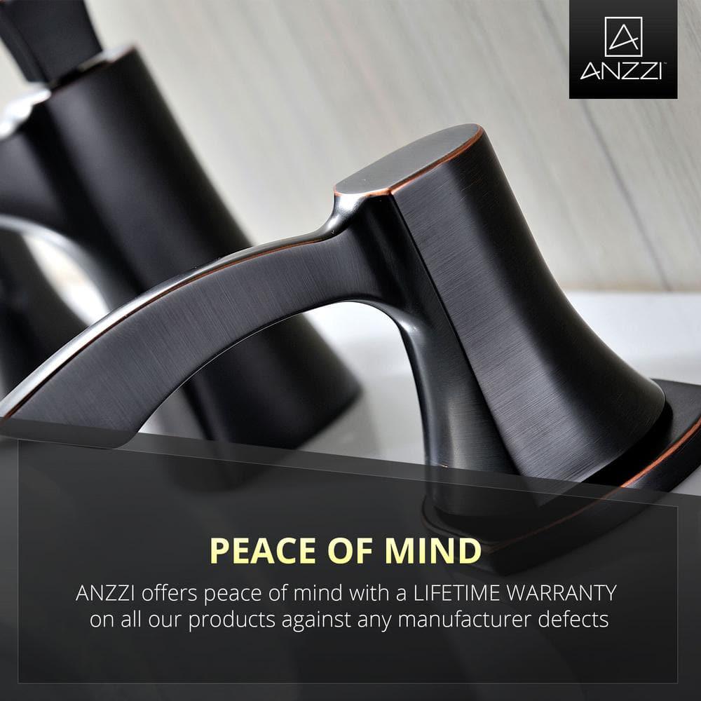 ANZZI Sonata Series 8 in Widespread 2Handle MidArc Bathroom Faucet in Oil Rubbed Bronze