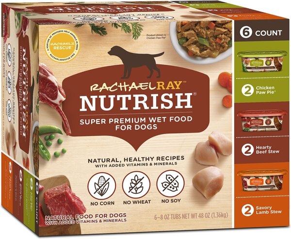 Rachael Ray Nutrish Natural Variety Pack Wet Dog Food