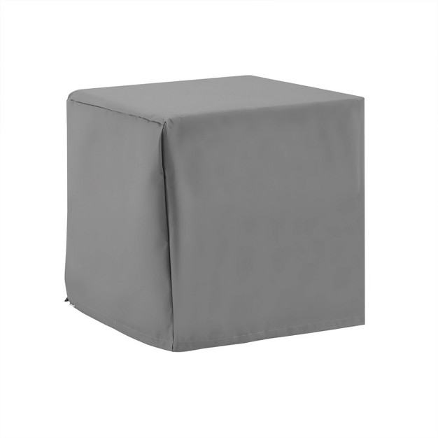 Outdoor End Table Furniture Cover Gray Crosley