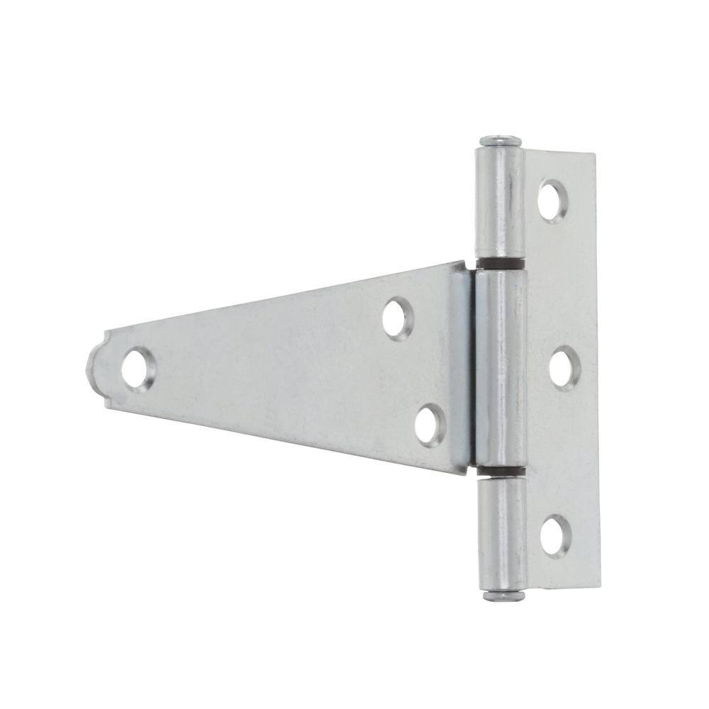 Everbilt 4 in. x 3-14 in. Zinc-Plated Heavy-Duty Tee Hinge 15407