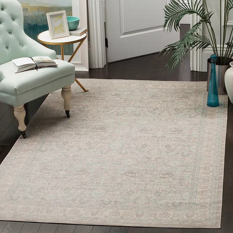 Safavieh Archive Lily Framed Floral Rug