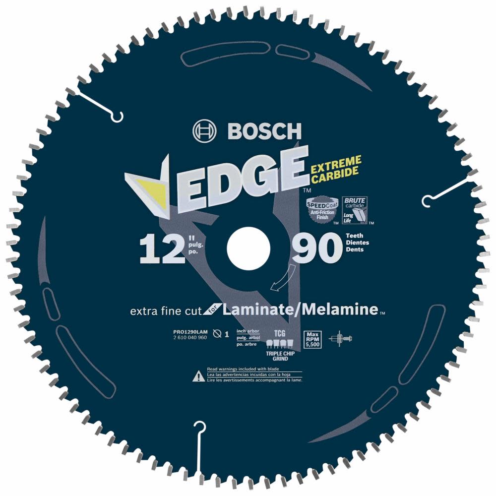 Bosch 12 In. 90 Tooth Edge Circular Saw Blade for Laminate PRO1290LAM from Bosch