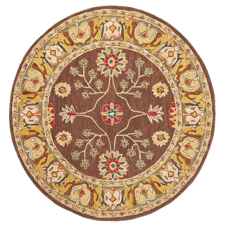 Safavieh Anatolia Tina Framed Floral Wool Rug