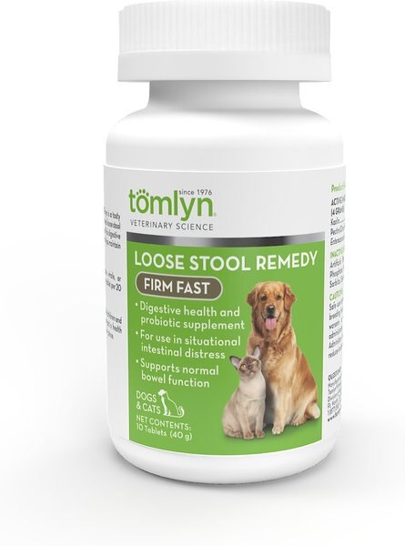 Tomlyn Firm Fast Loose Stool Remedy Dog and Cat Supplement， 10 count