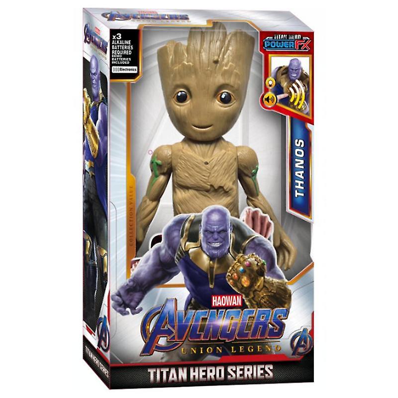 Avengers 12-inch Movable Phonation Luminescence Model Doll Toy Children's Gifts