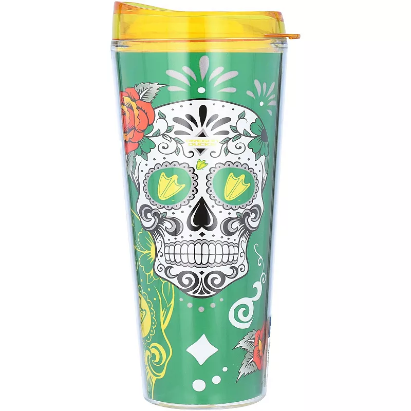 Oregon Ducks 22oz. Día de los Muertos Tumbler