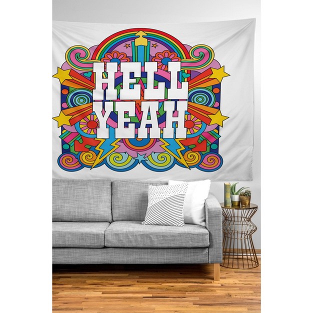 Pilgrim Hodgson Hell Yeah Tapestry Society6