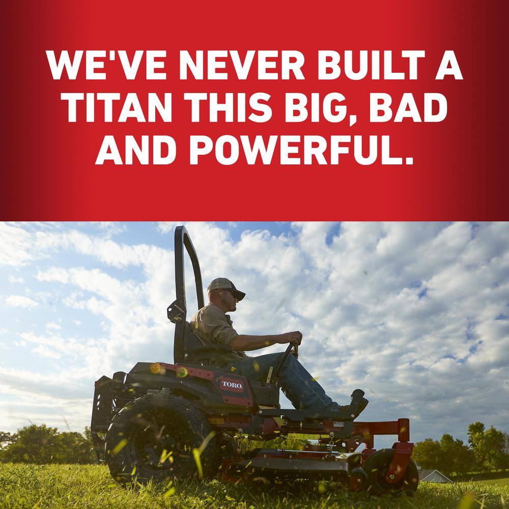 Toro Titan MAX 60 in. IronForged Deck 26 HP Commercial V-Twin Gas Dual Hydrostatic Zero Turn Riding Mower 76601