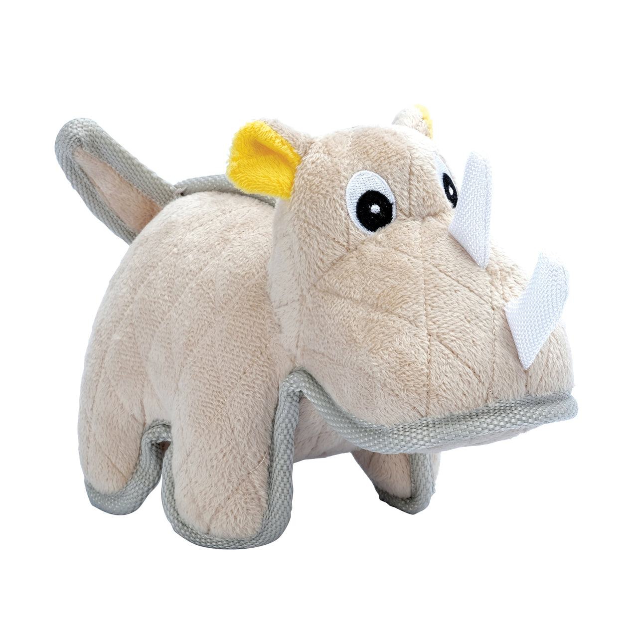 Zeus Safari Dog Toy Rhino