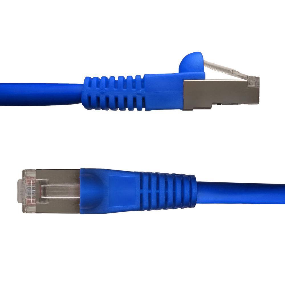 NTW 5 ft. Cat6 Snagless Shielded (STP) Network Patch Cable Blue 345-S6-005BL