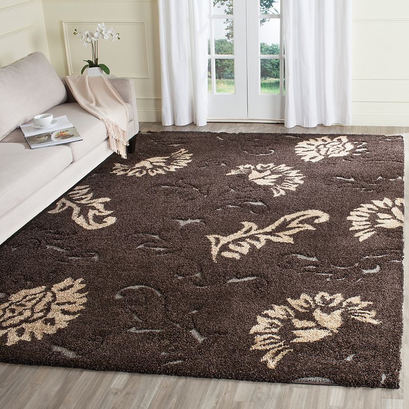 Safavieh Florida Traditional Floral Shag Rug