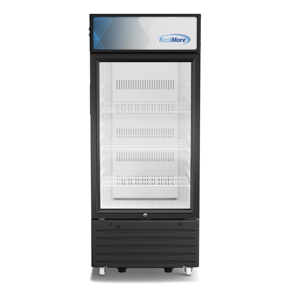 6 cu. ft. One Glass Door Commercial Display Merchandiser Refrigerator (KM MDR 1D 6C)   6 Cu. Ft.