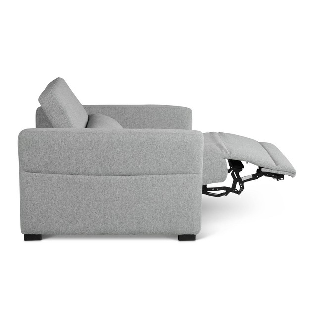 Isla Power Recliner Gray Steve Silver Co