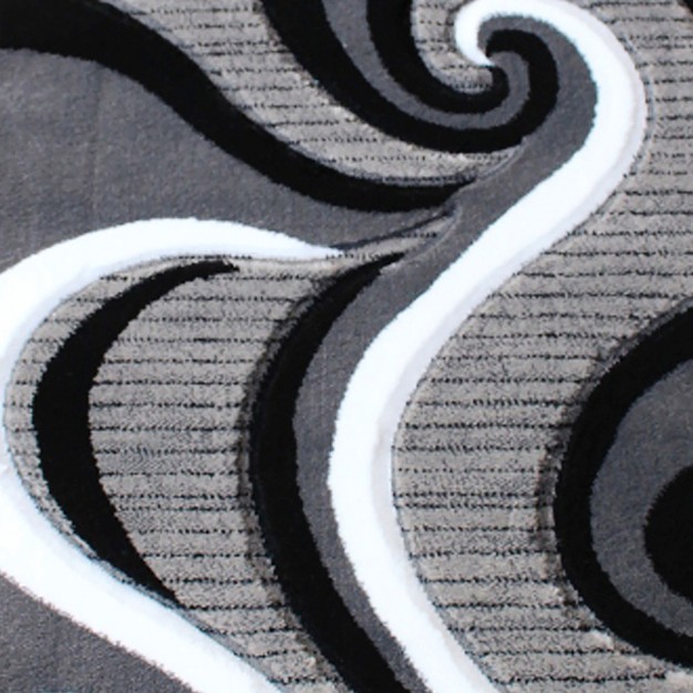 Masada Rugs Sophia Collection Modern Contemporary Hand Sculpted Area Rug