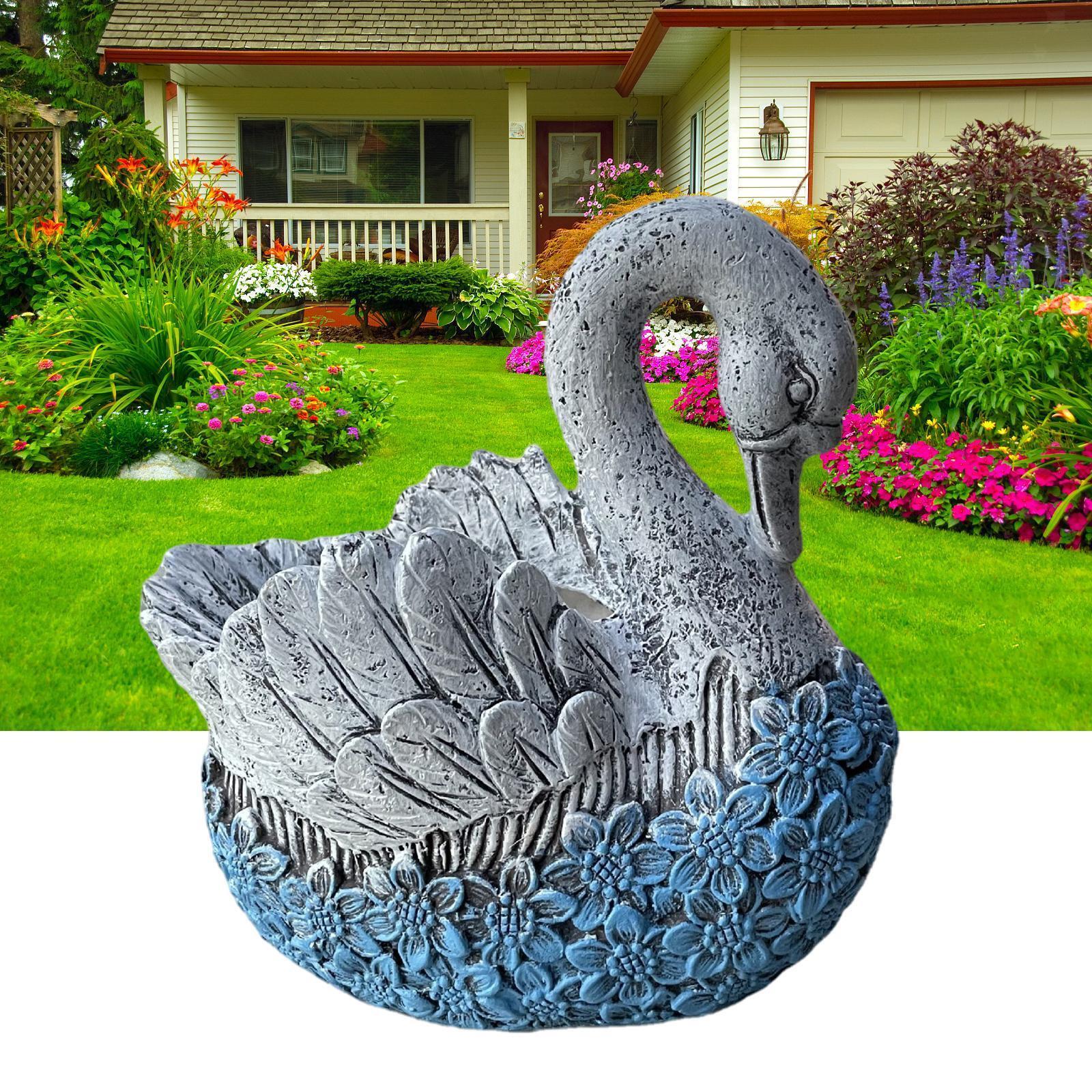 Swan Flowerpot, Plant Stand, Flower Pot, Courtyard Decoration, Creative