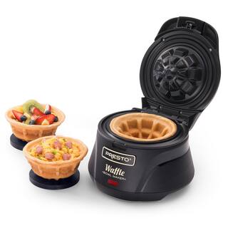 Presto Single Waffle Black Belgian Waffle Cone Maker 03500