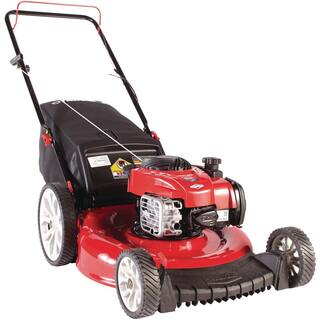 Troy-Bilt 21in. 140cc Briggs  Stratton Gas Push Lawn Mower with Rear bag and Mulching Kit Included TB110