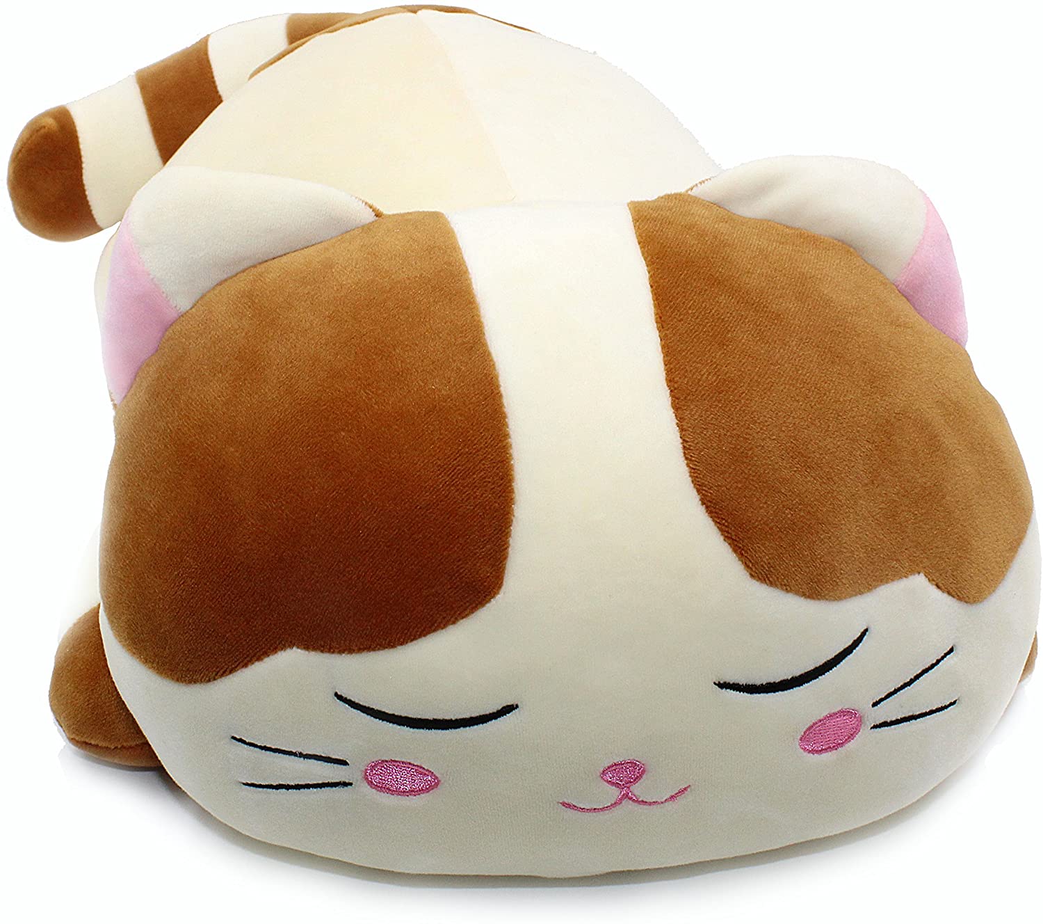 Vintoys Very Soft Cat Big Hugging Pillow Plush Kitten Kitty Stuffed Animals Brown 23.5