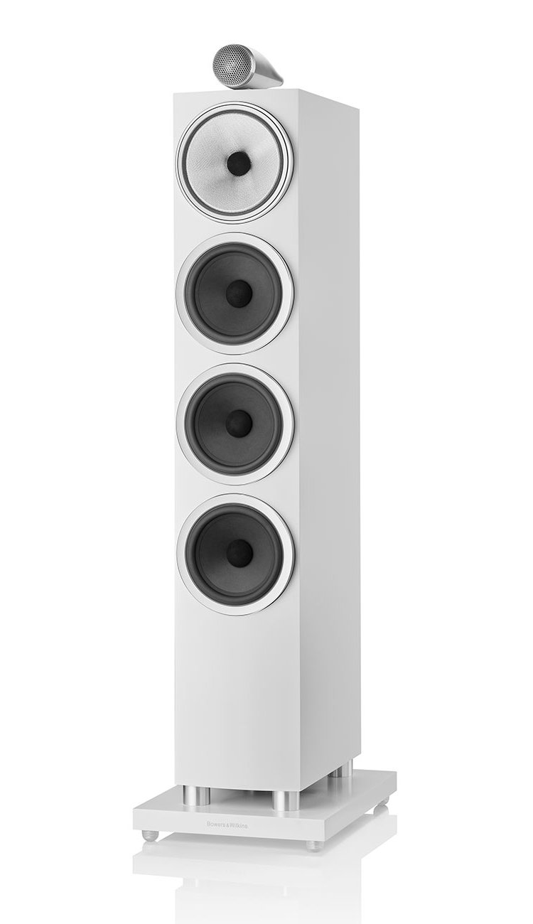 Bowers and Wilkins 700 Series 702 S3 Satin White 3-Way Floorstanding Speaker (Each)