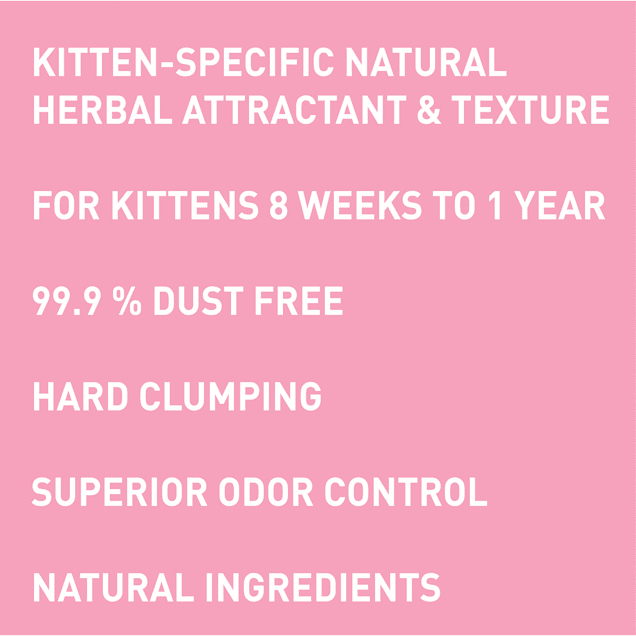 Dr. Elsey's Kitten Attract Clumping Clay Cat Litter， 20 lbs.