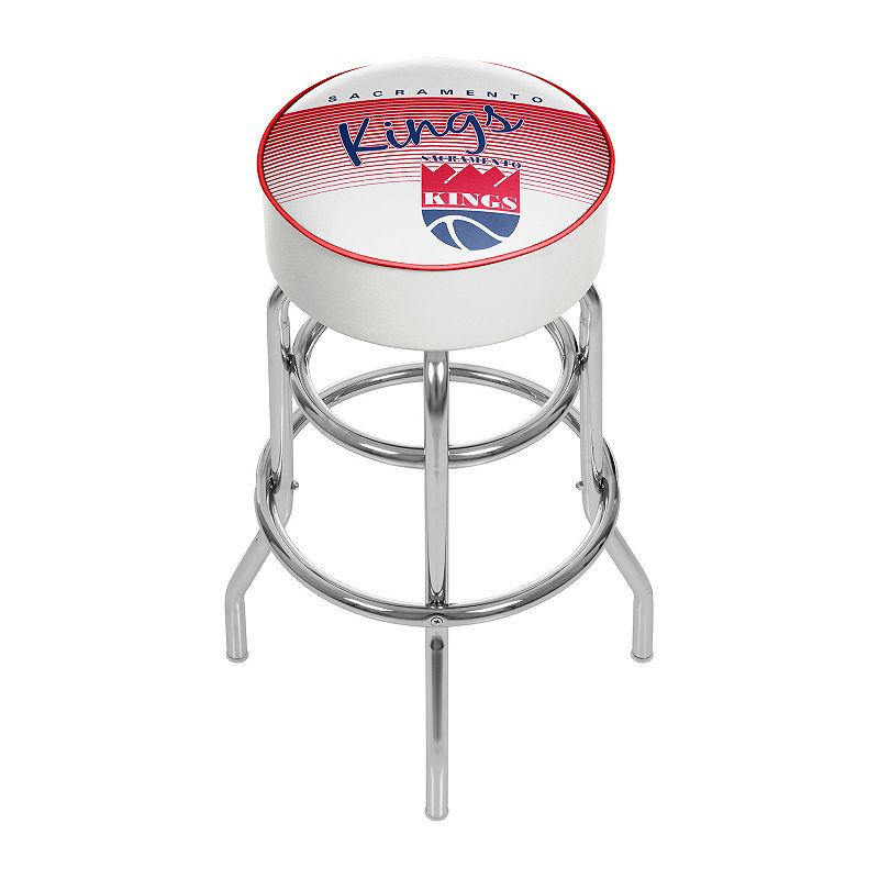 Sacramento Kings Hardwood Classics Padded Swivel Bar Stool