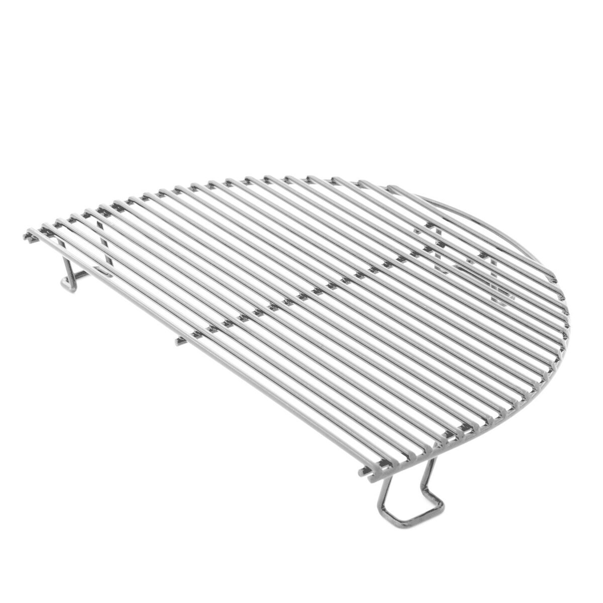 Primo All-In-One Oval Junior 200 Ceramic Kamado Grill With Cradle， Side Shelves And Stainless Steel Grates