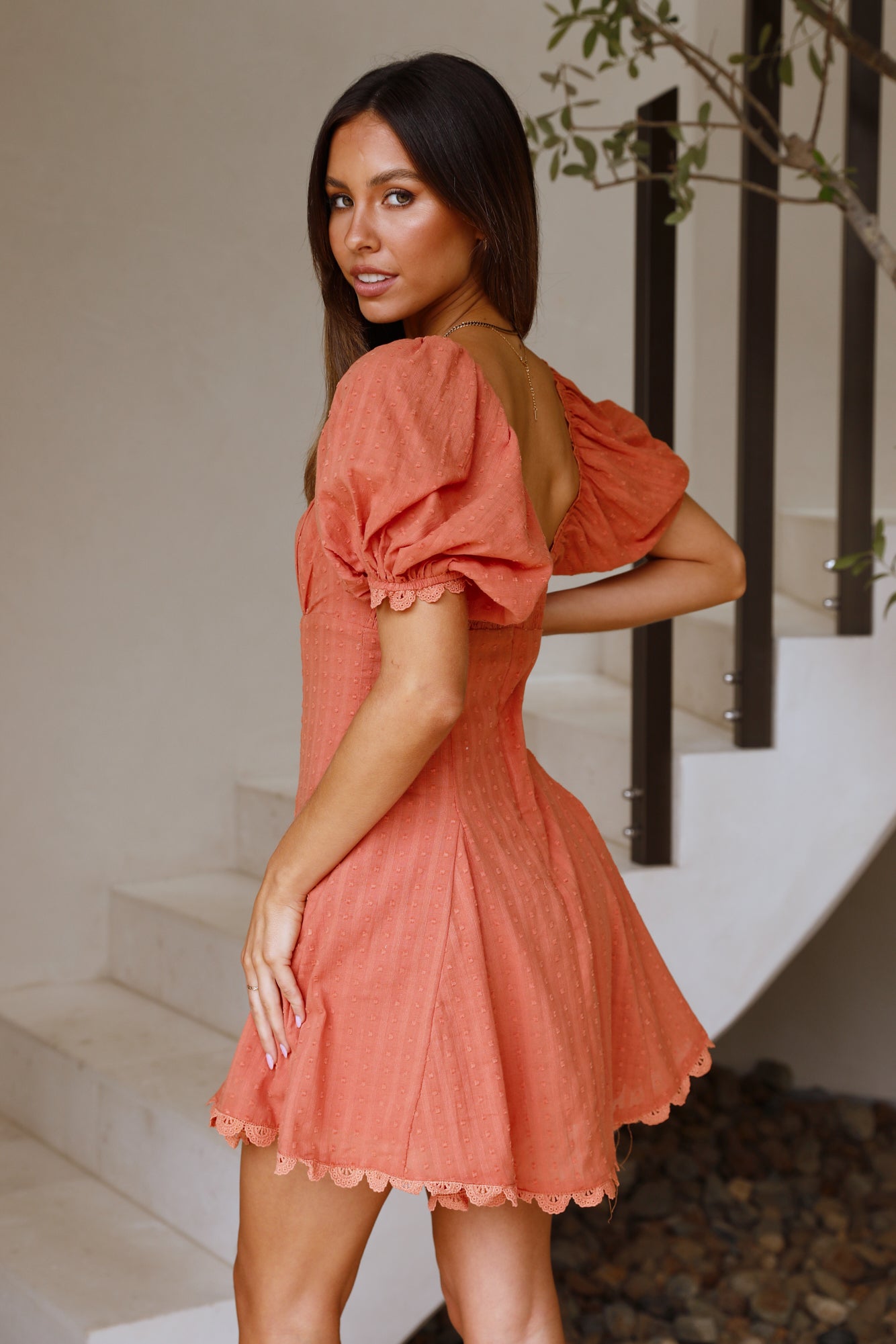 Graceful Beginnings Dress Orange