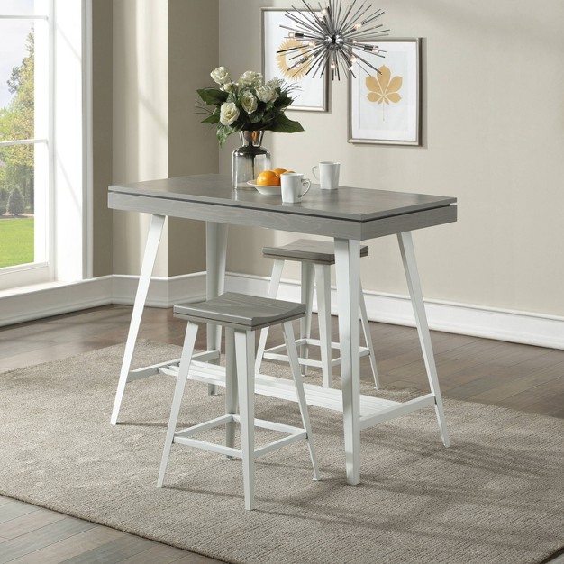 3pc Homesessentials Counter Height Table Set