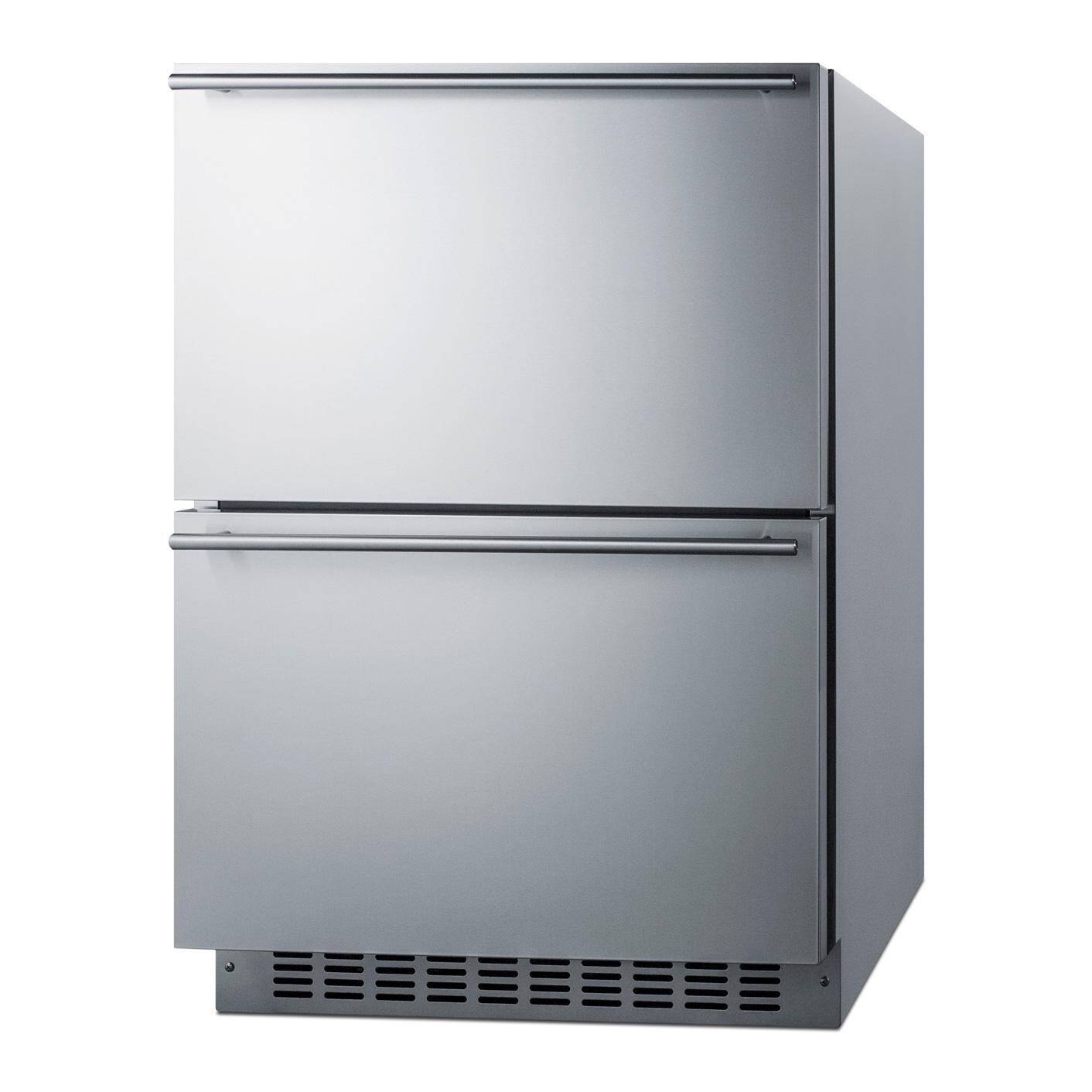 Summit 24-Inch 3.32 Cu. Ft. 2-Drawer Refrigerator-Freezer， ADA Compliant