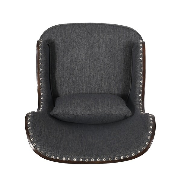 Mantua Upholstered Accent Chair with Nailhead Trim by Christopher Knight Home - 27.00